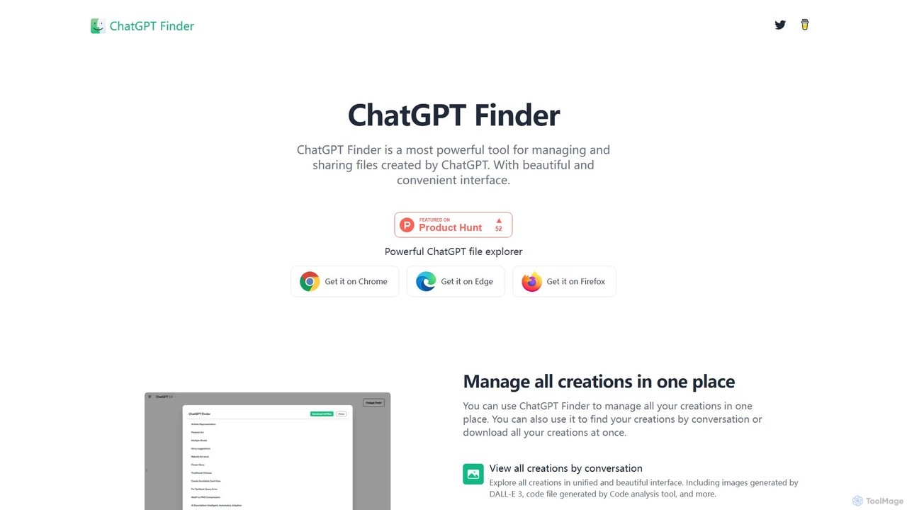 ChatGPT Finder
