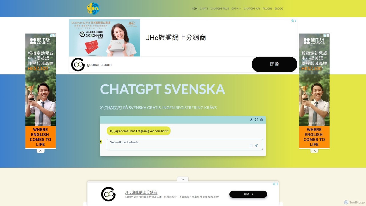 ChatGPT Svenska