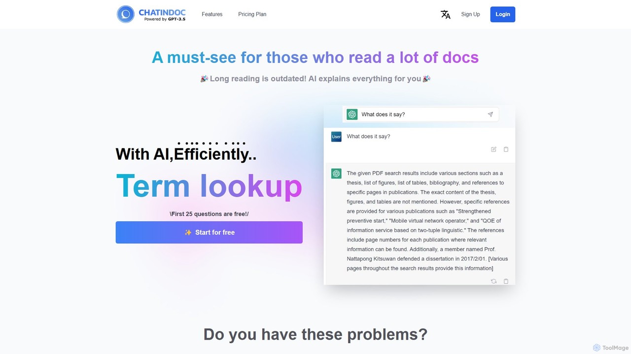 ChatInDoc