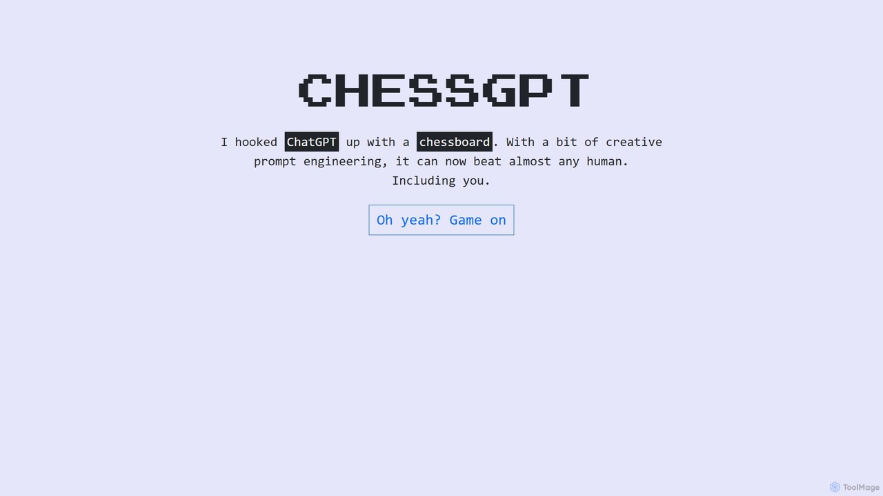 ChessGPT