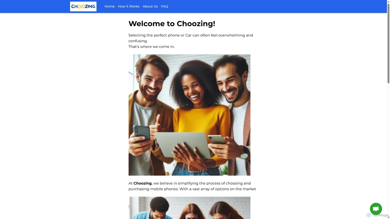 Choozing - About Us for Choozing