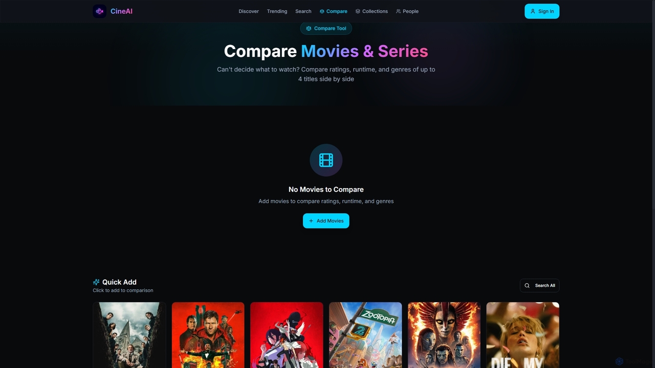 CineAI - AI-Powered Movie & Series Recommendations for CineAI