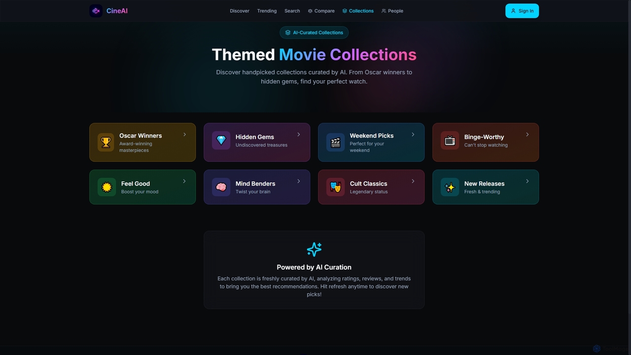 CineAI - AI-Powered Movie & Series Recommendations for CineAI