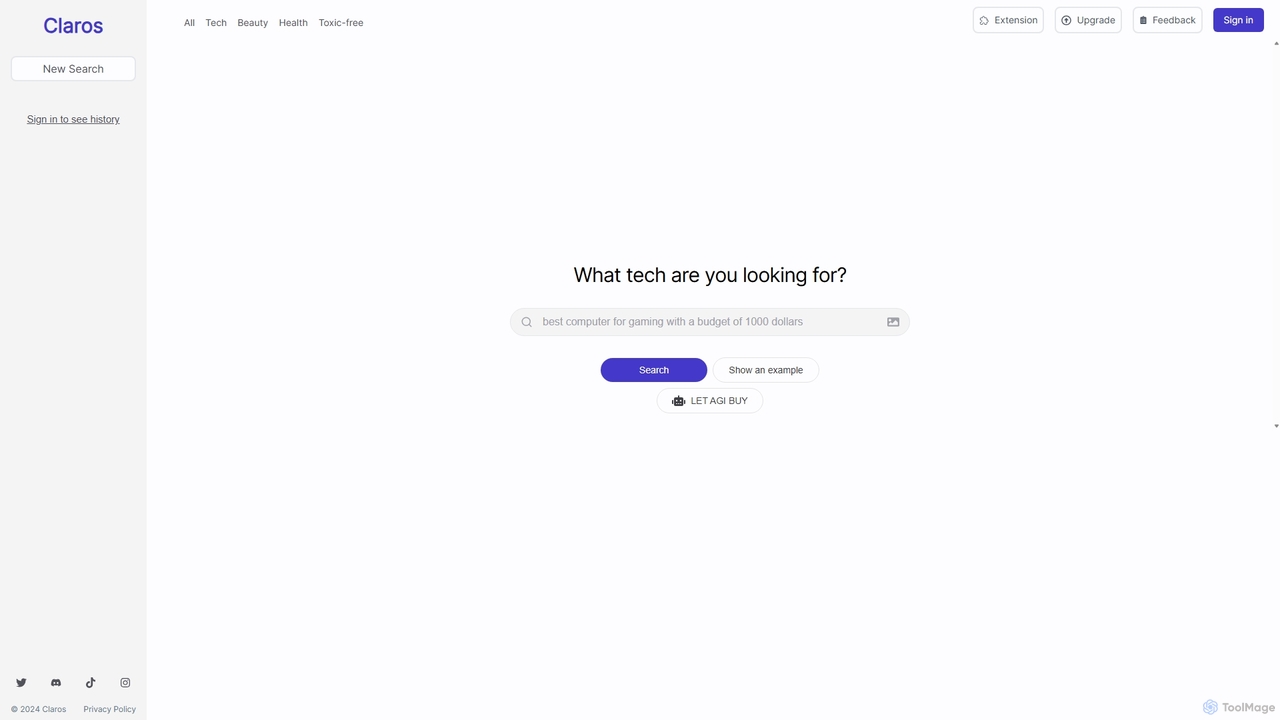 Claros - Tech for Claros
