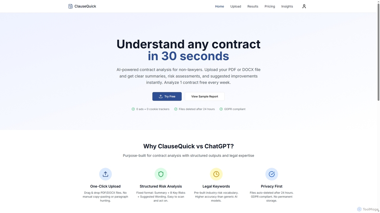 ClauseQuick