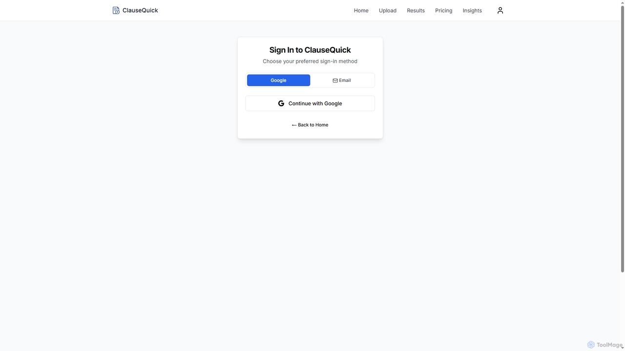 ClauseQuick - AI Contract Analysis | Understand Any Contract in 30 Seconds for ClauseQuick