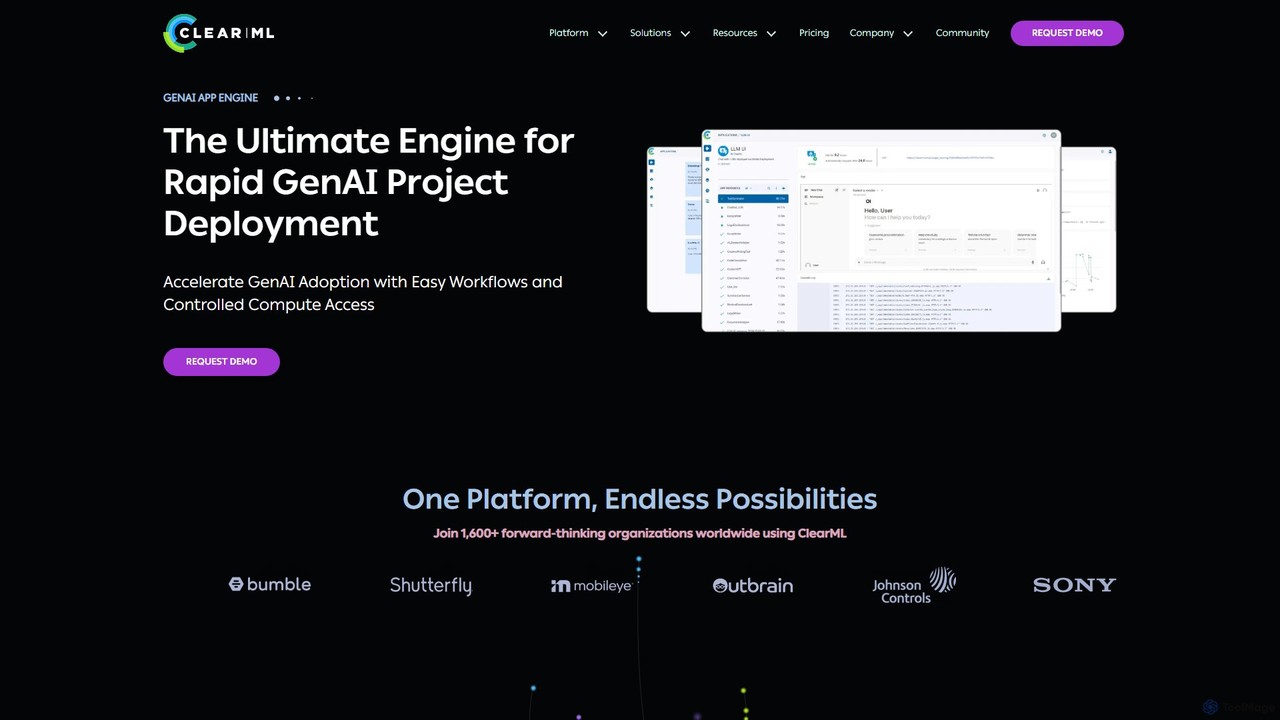 ClearML GenAI App Engine