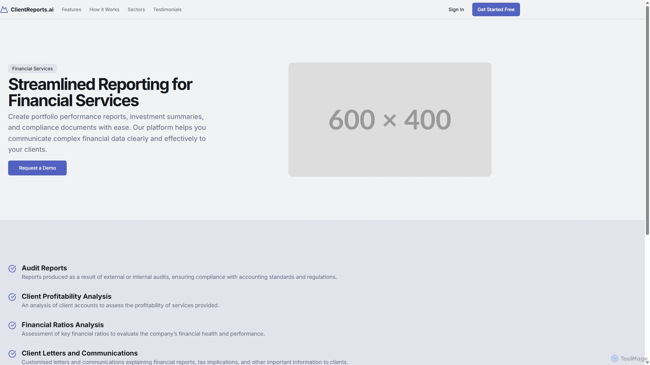 ClientReports.ai for ClientReports.ai