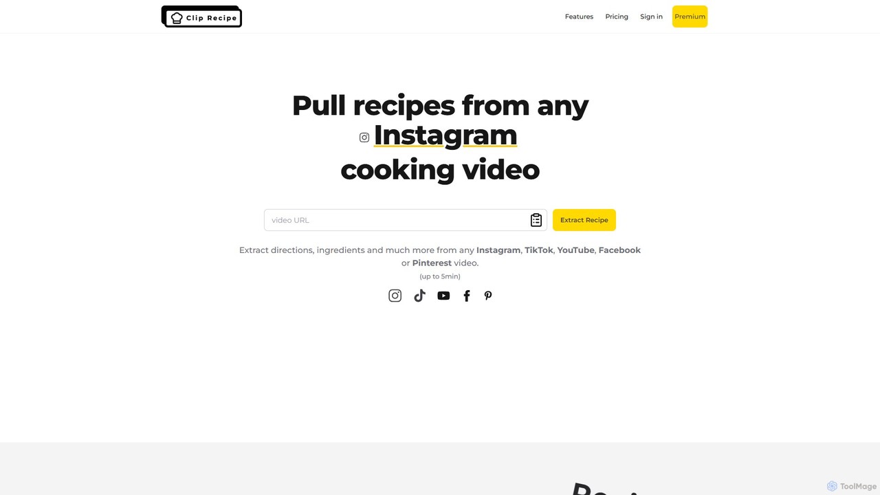 Clip Recipe