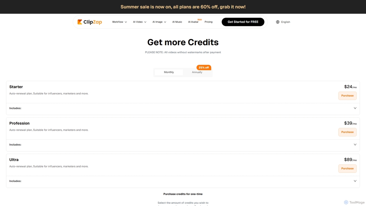 ClipZap.AI for ClipZap