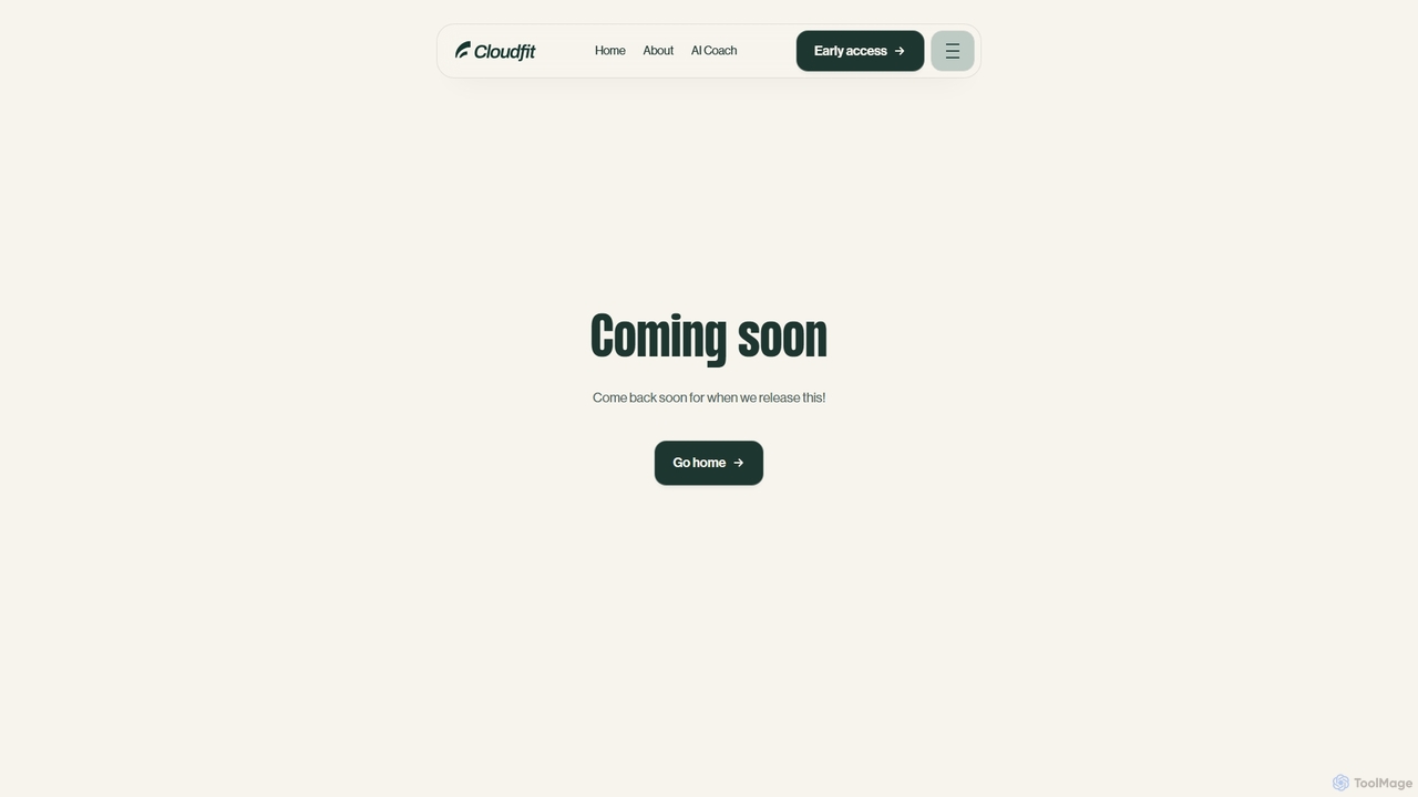 Coming Soon for Cloudfit