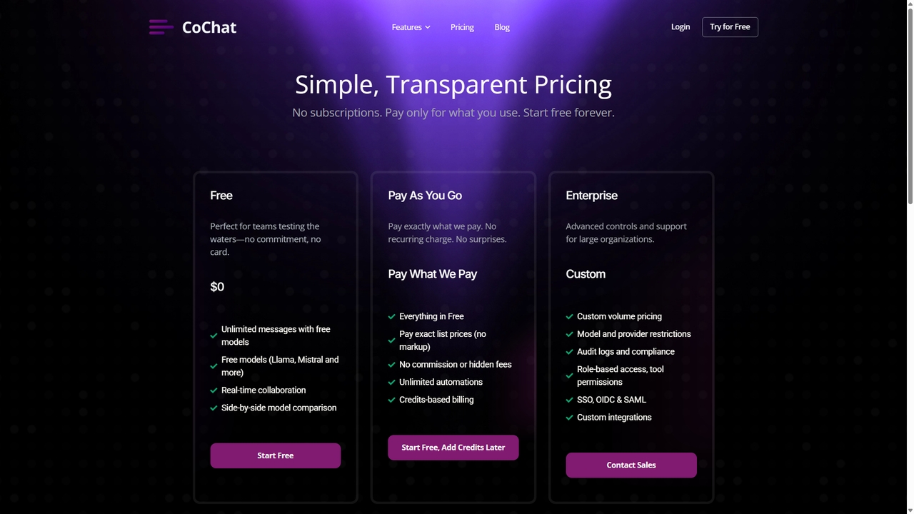 Pricing - CoChat AI for CoChat