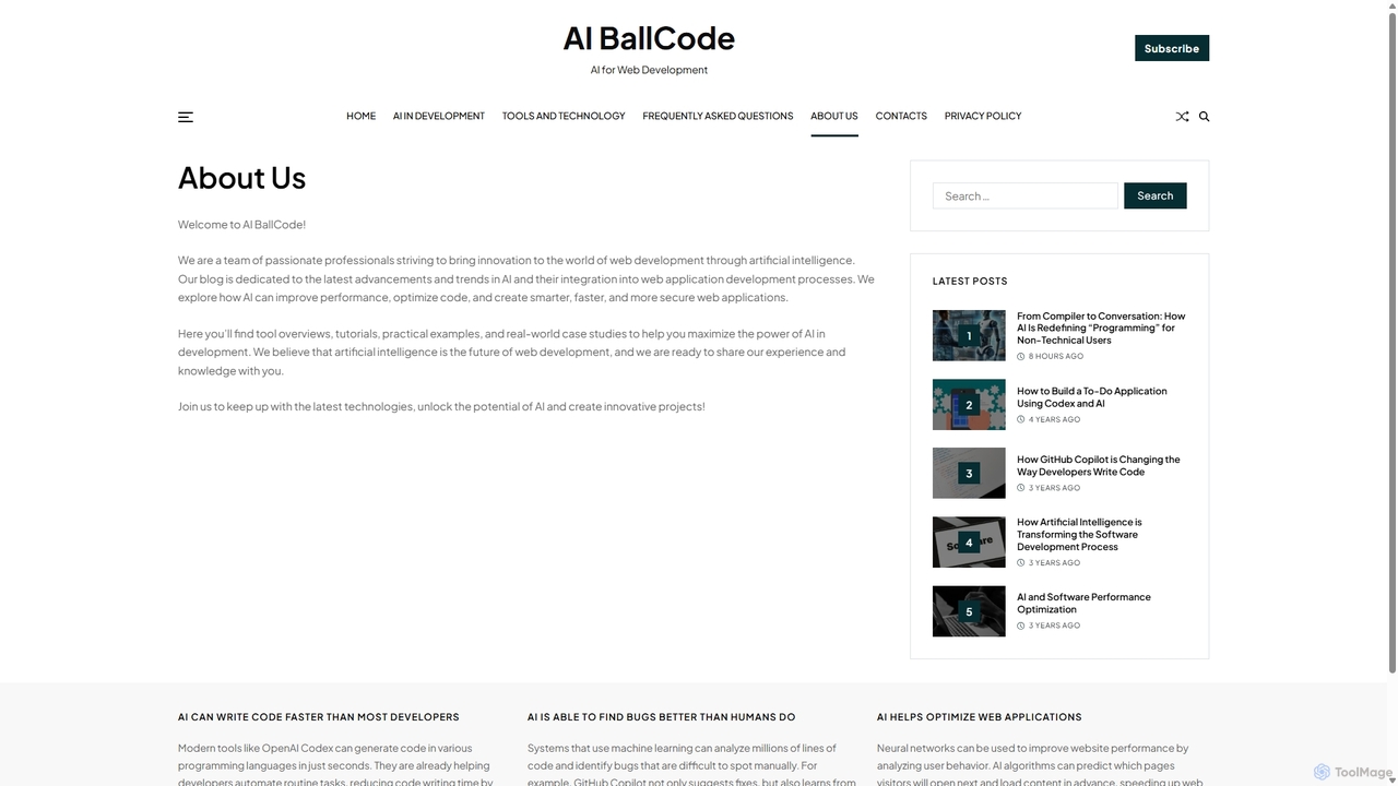 About Us - AI BallCode for Codeball