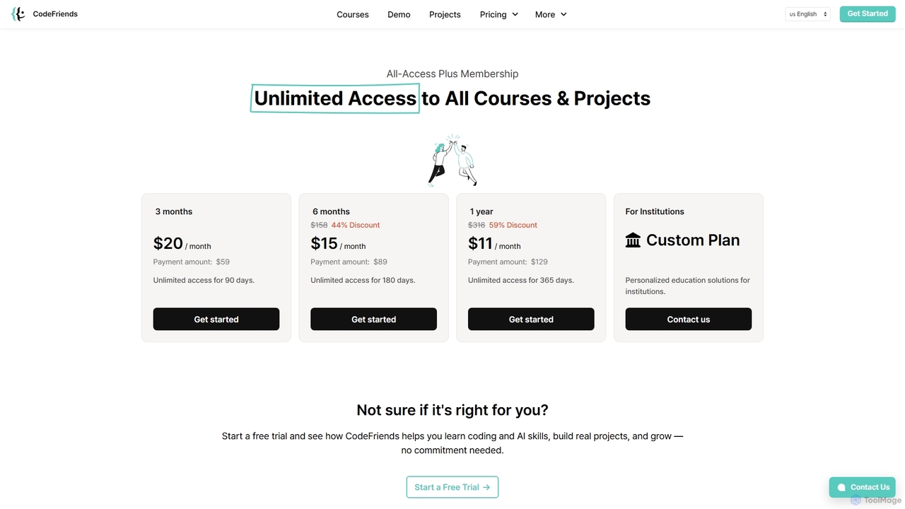 Membership Pricing & Benefits | CodeFriends for CodeFriends