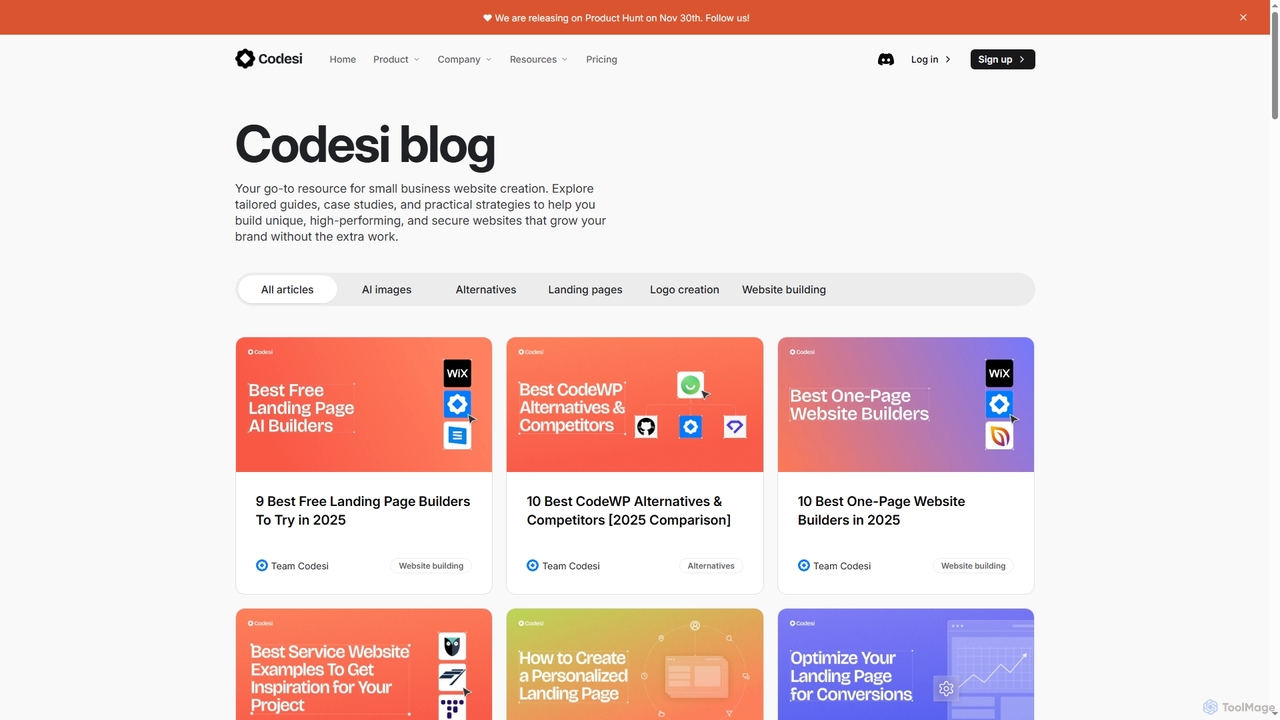 Blog - Insights & Strategies on AI Website Building for Codesi