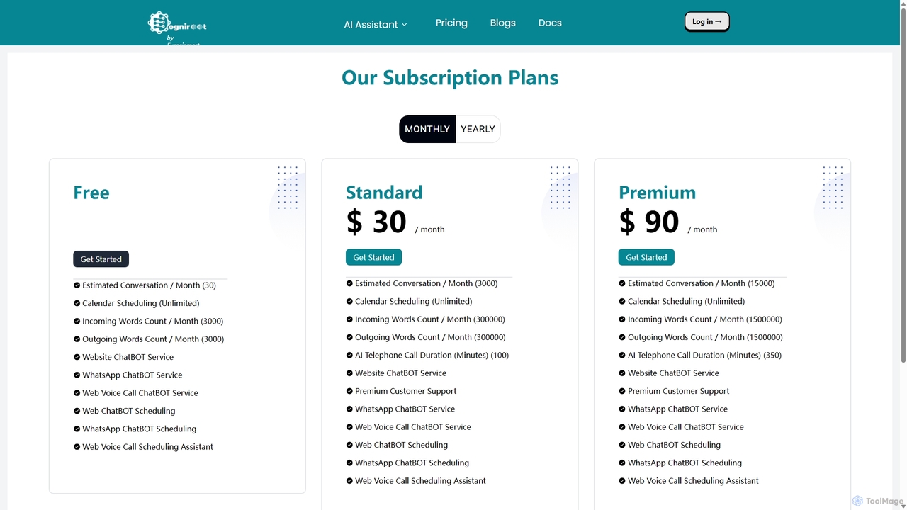Flexible Subscription Plans for AI Solutions | Cogniroot for Cogniroot