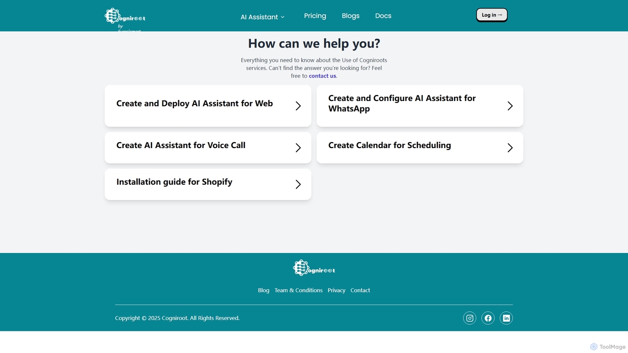 Comprehensive Documentation for Cogniroot AI Services for Cogniroot