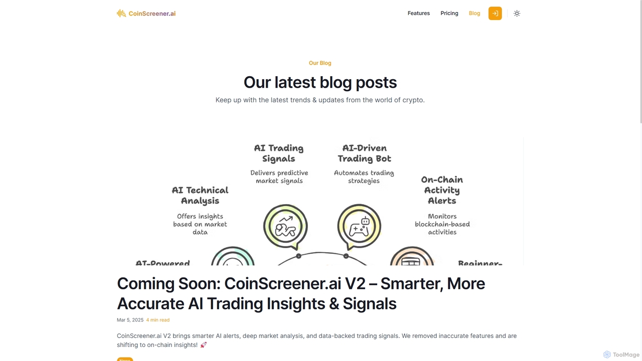 Blog | CoinScreener - Maximize your trading potential with AI for CoinScreener