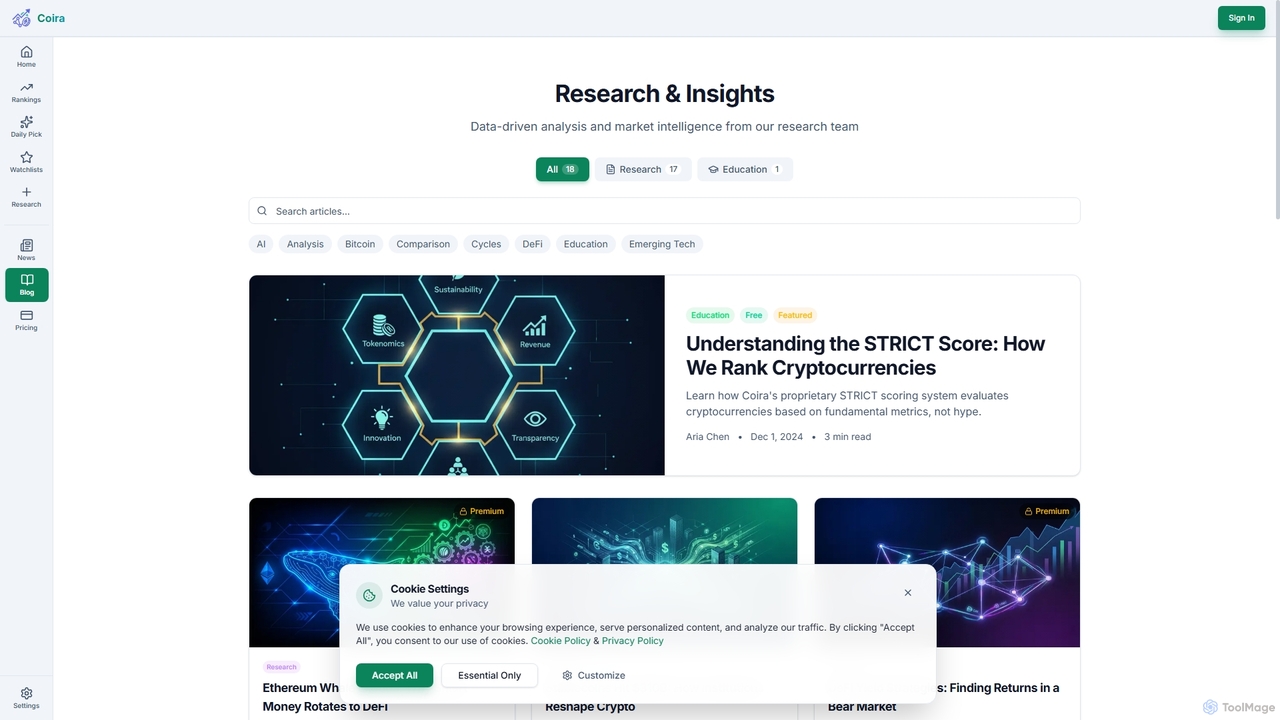 Research & Insights | Coira | Coira for Coira
