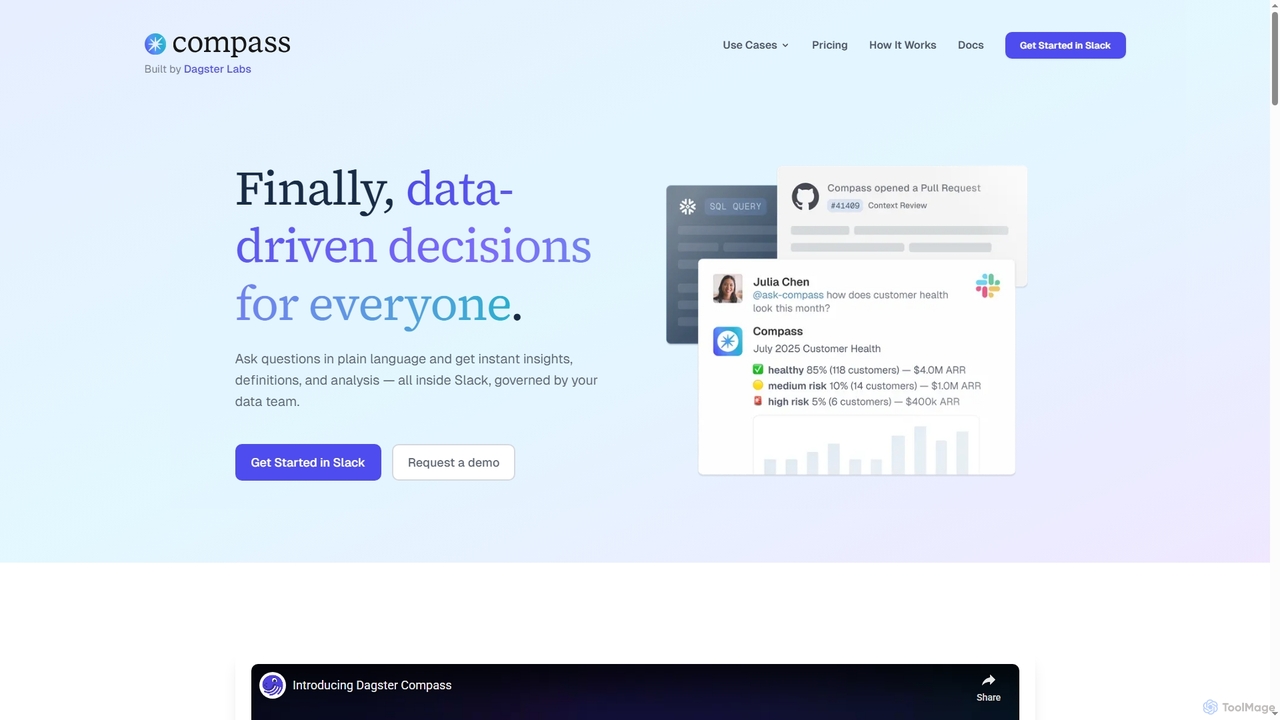Compass and Your Data | Governed Business Insights in Slack for Compass