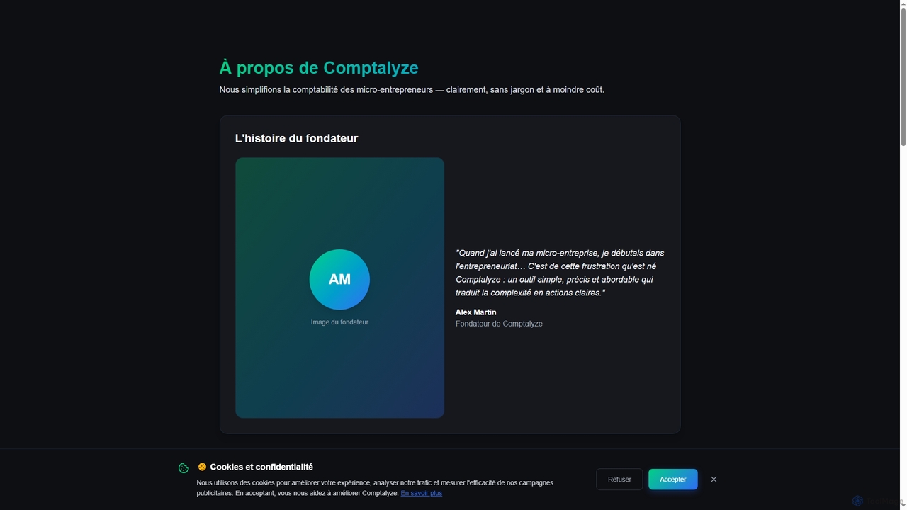 À propos — Comptalyze | Comptalyze for Comptalyze