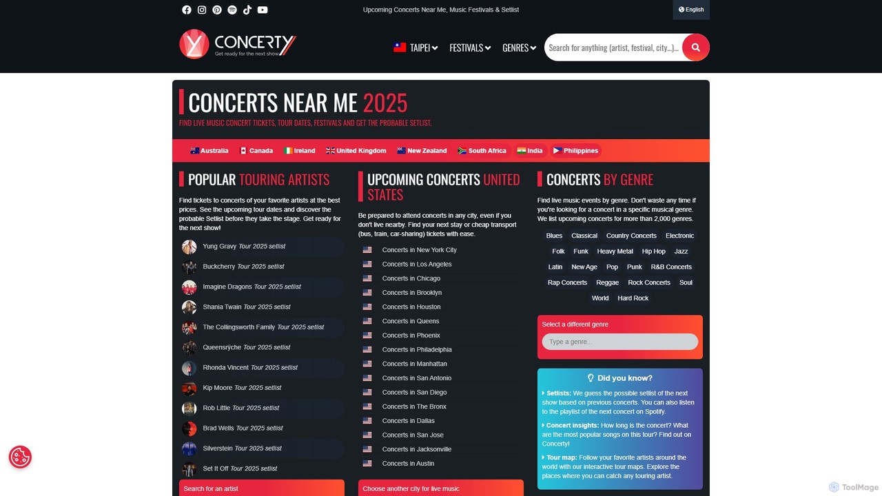 preview for Concerty