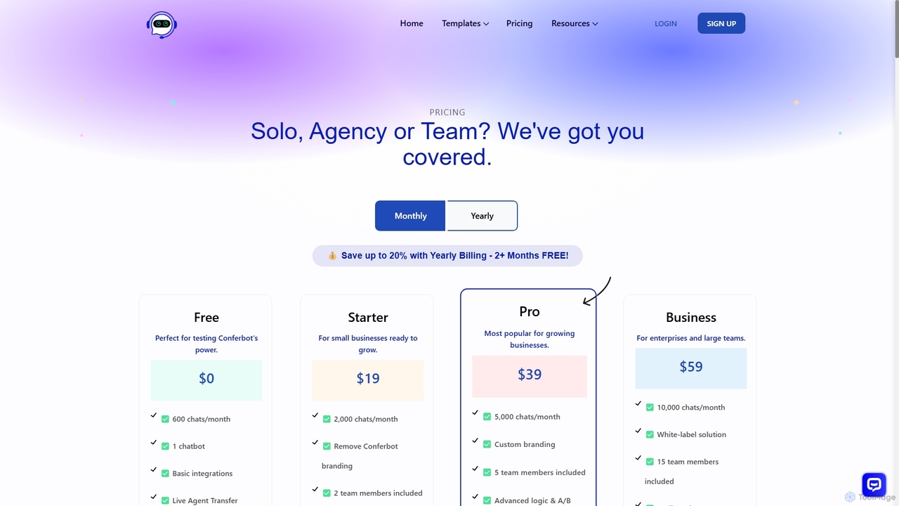 Conferbot Pricing | Flexible Plans for Every Business for Conferbot
