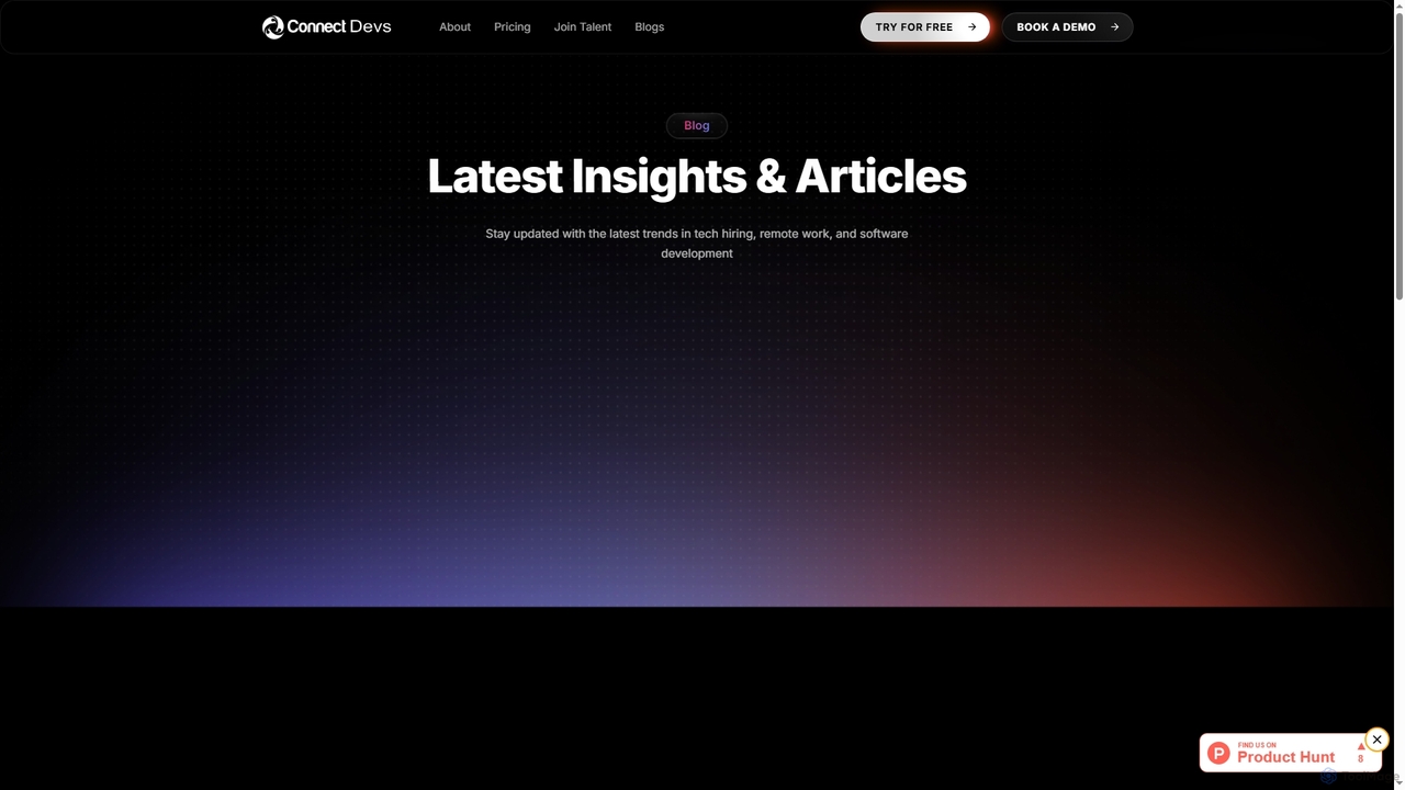 Blog - ConnectDevs for ConnectDevs