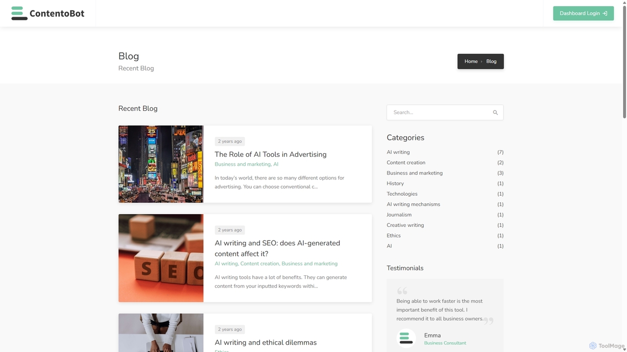 Blog - ContentoBot.com for ContentoBot