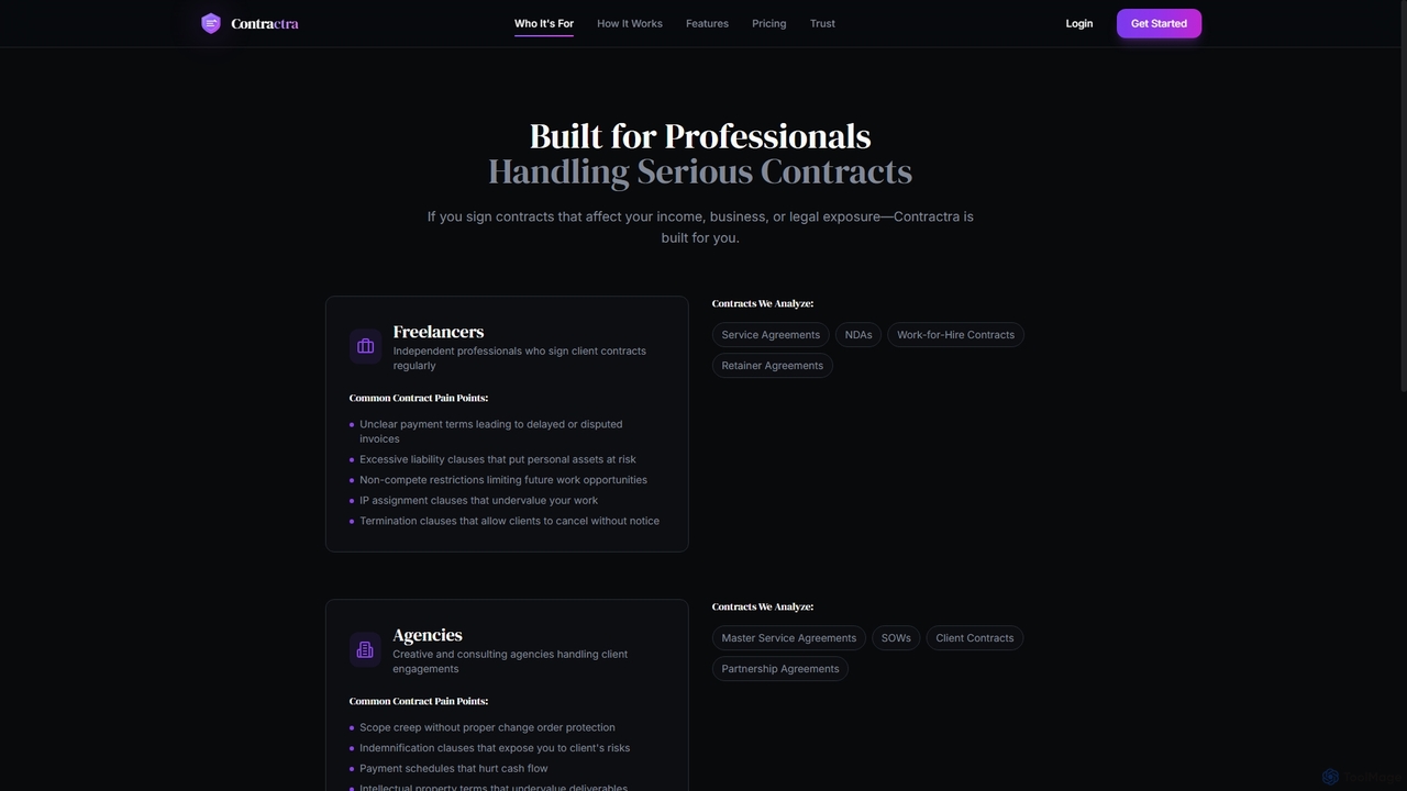 Who It's For – Contractra for Contractra
