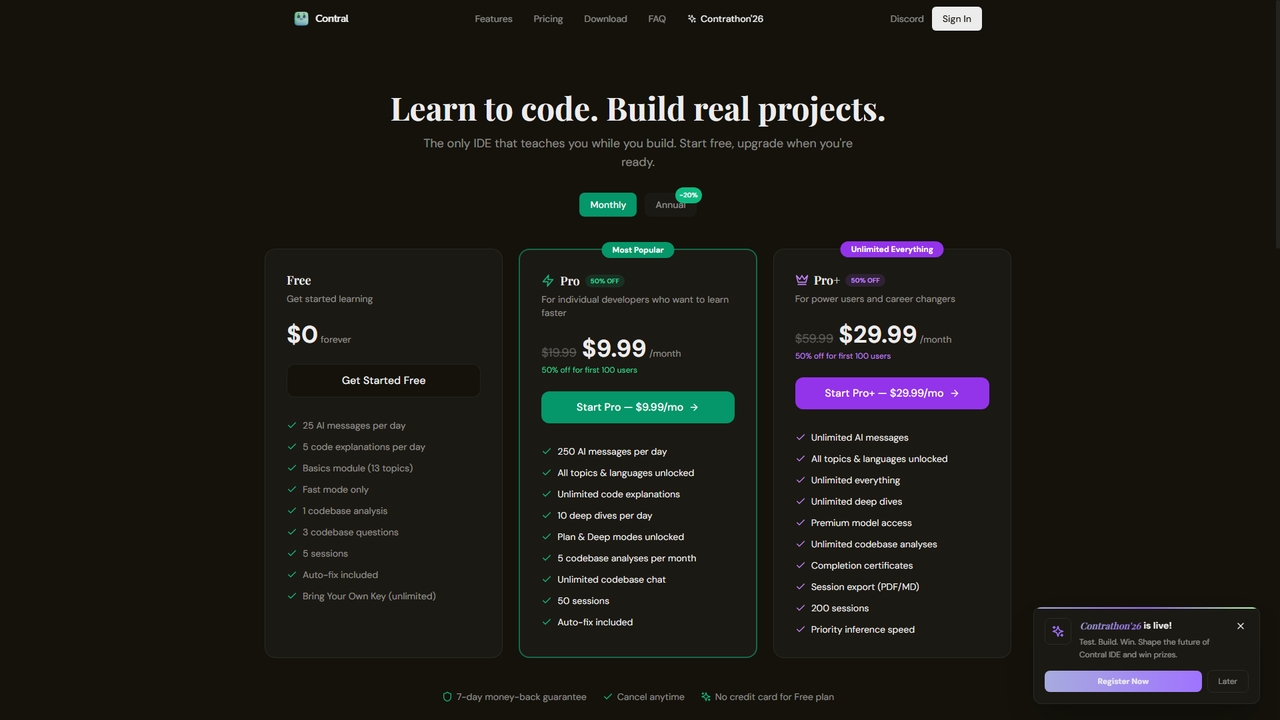 Contral — The IDE That Teaches While You Build for Contral