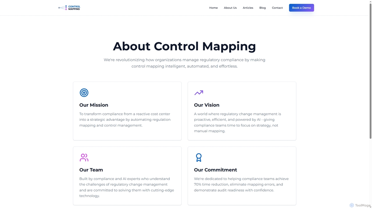 About Us | Control Mapping: The Ultimate Regulation Mapping Tool for Control Mapping