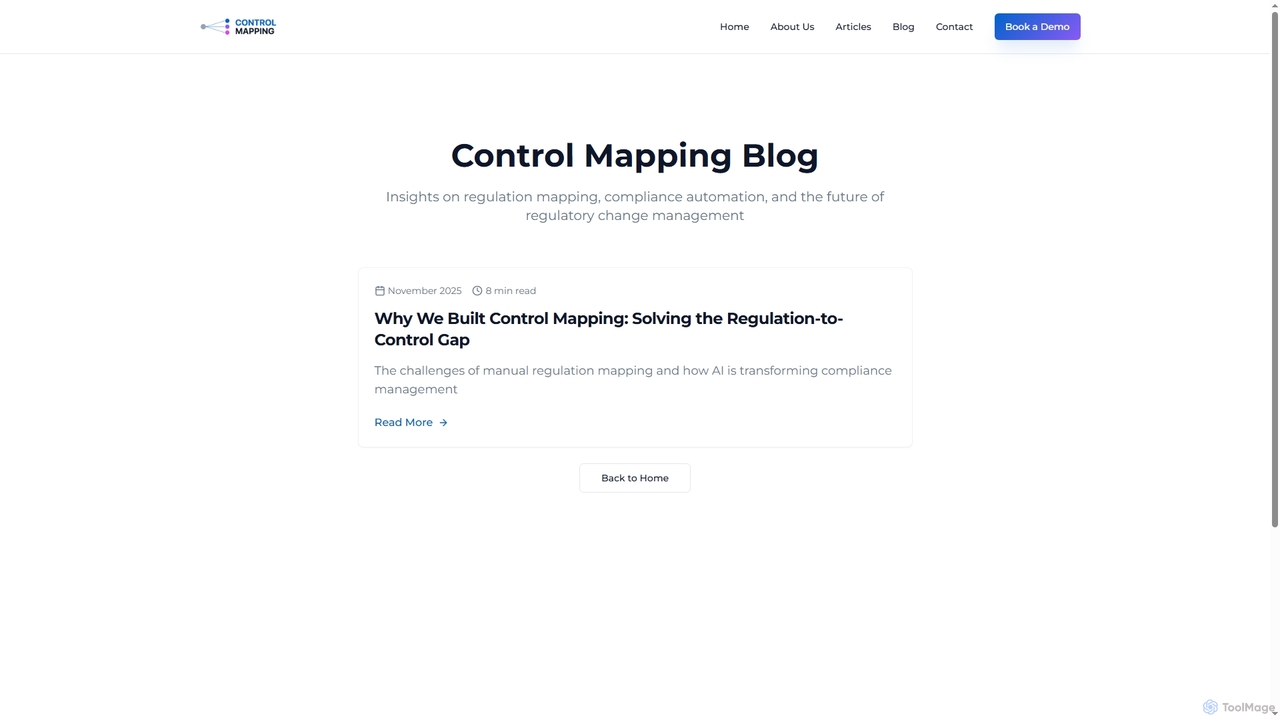 Control Mapping: Blog - Regulation Mapping Insights for Control Mapping