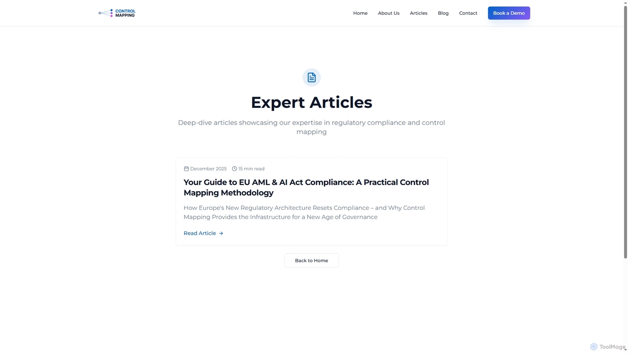 Control Mapping: Articles - Expert Compliance Insights for Control Mapping