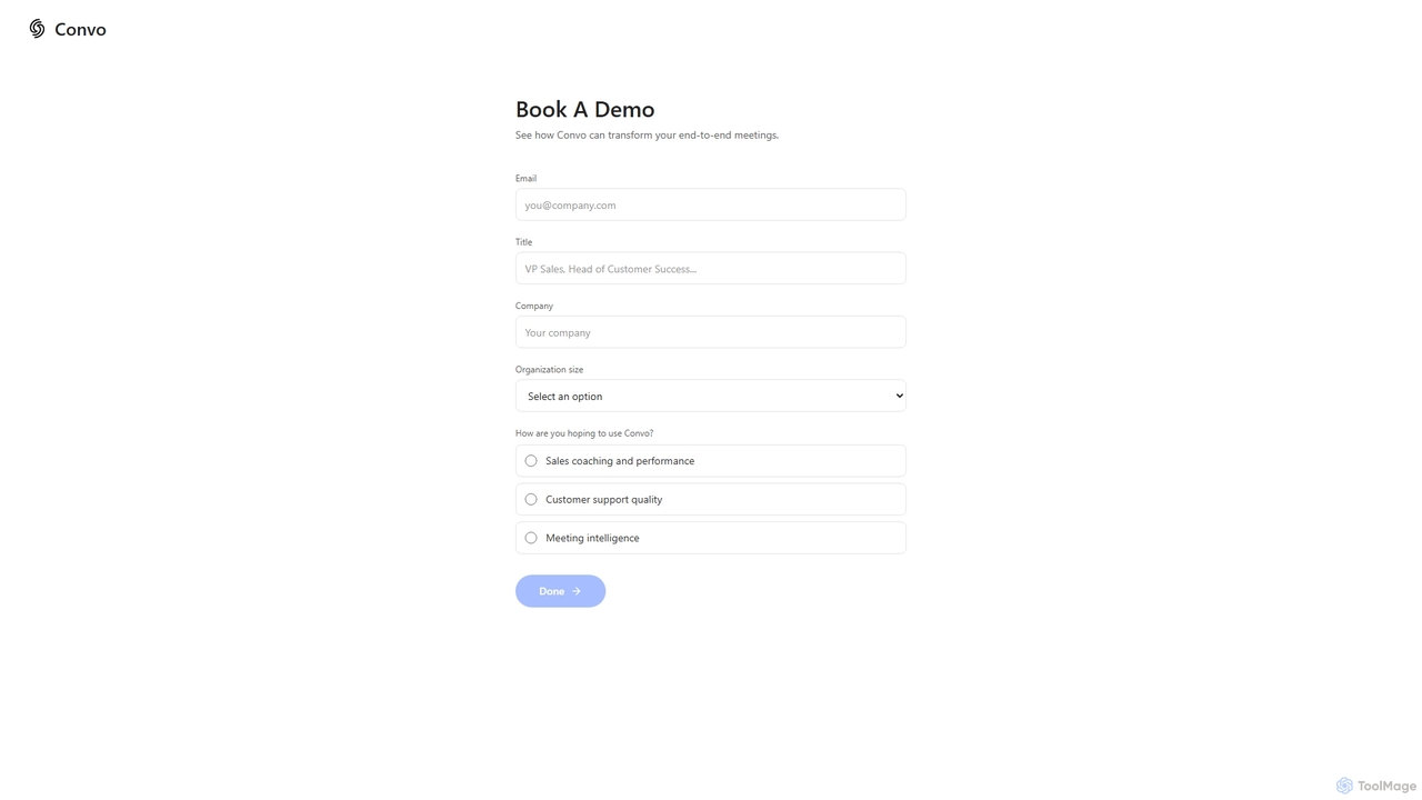 Book a Demo — See Convo in Action | Convo | Convo for Convo