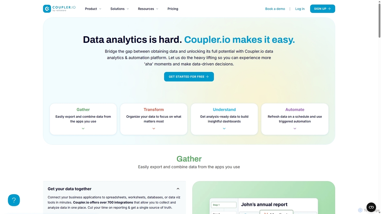 Data Analytics & Automation Platform overview | Coupler.io for Coupler.io