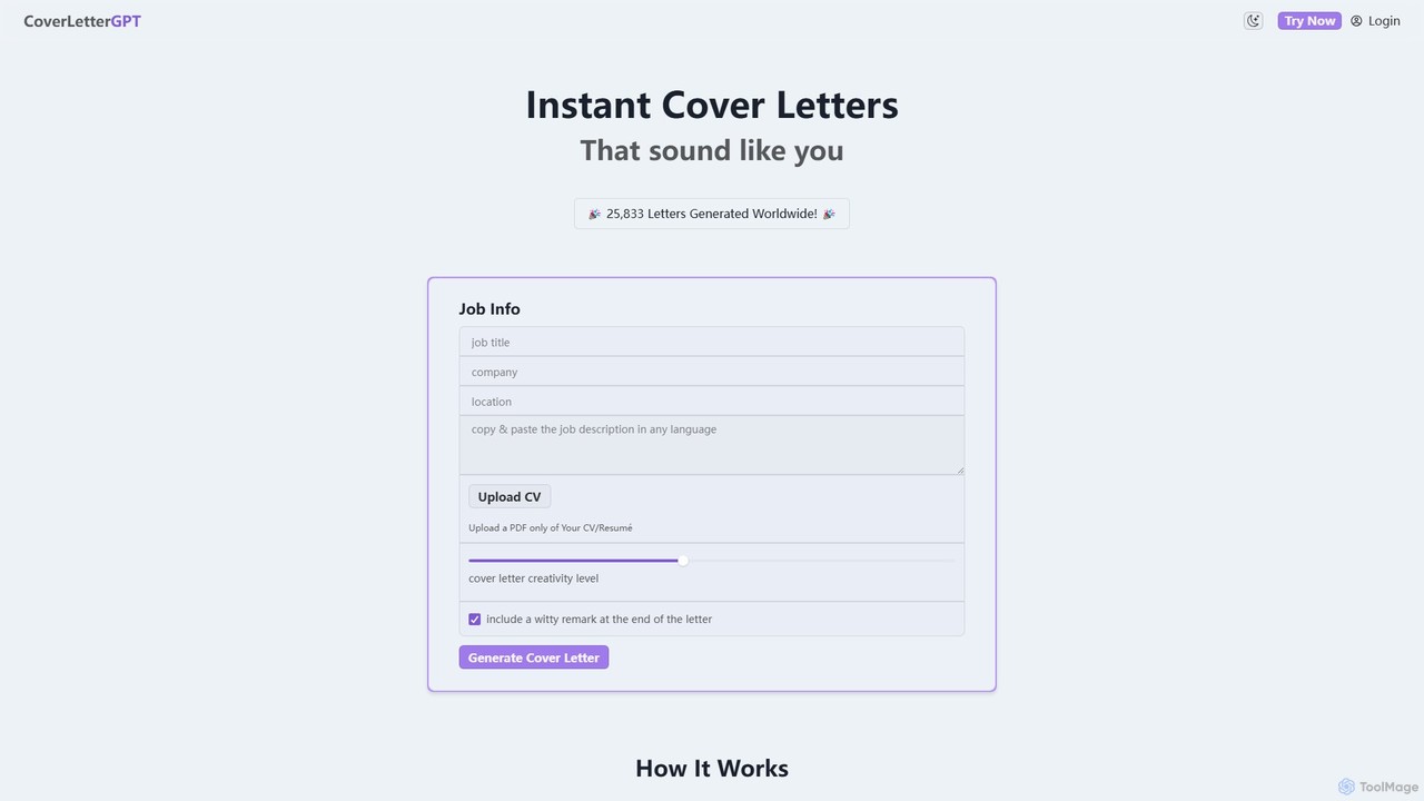 CoverLetterGPT