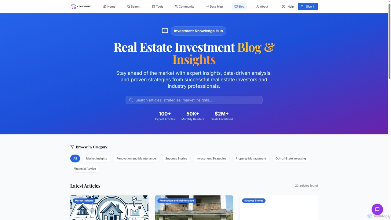 Real Estate Investment Blog | Market Insights & Expert Tips - CovertNest for CovertNest