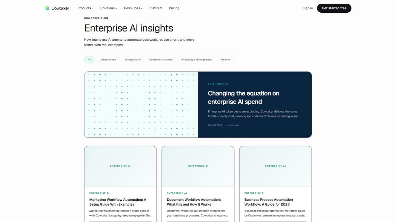 Blog – Enterprise AI Insights | Coworker AI for Coworker