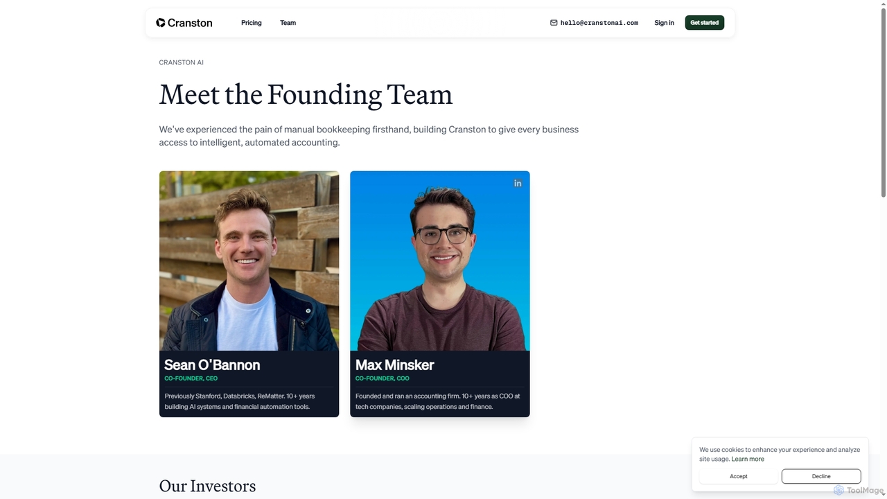 Cranston AI - AI-Powered Accounting for Cranston