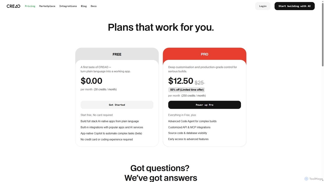Creao.ai for Creao