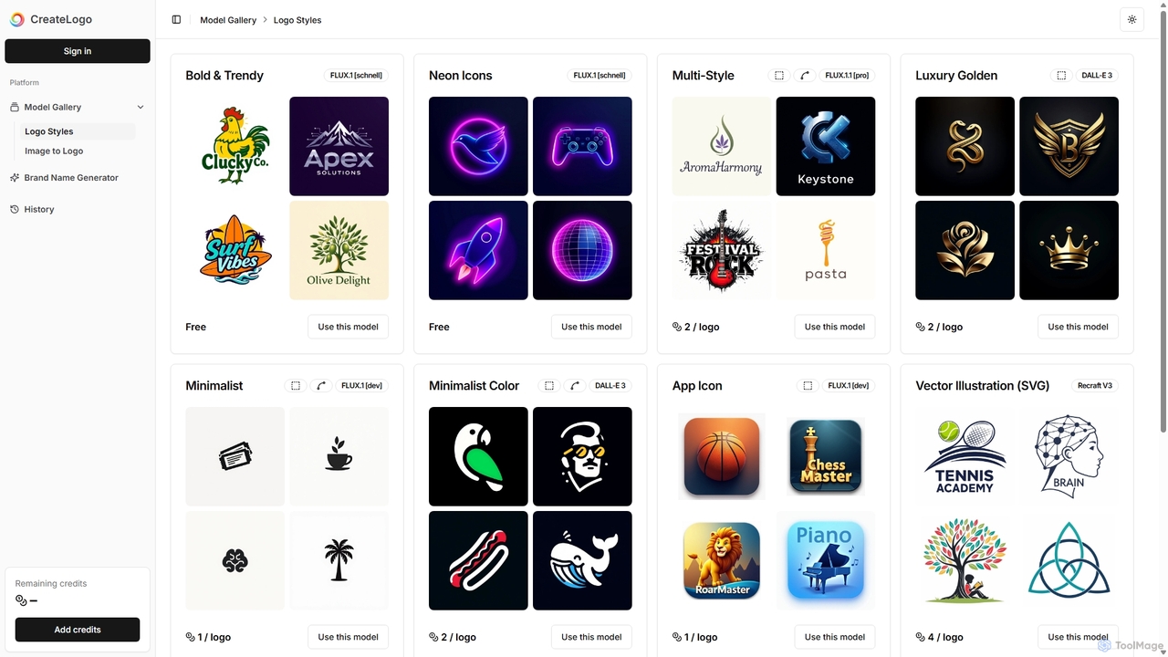 Logo Styles | CreateLogo for CreateLogo