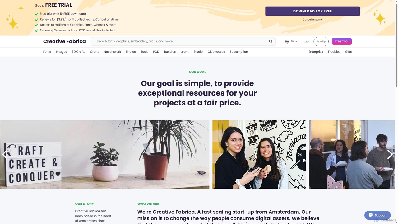 About - Creative Fabrica for Creative Fabrica