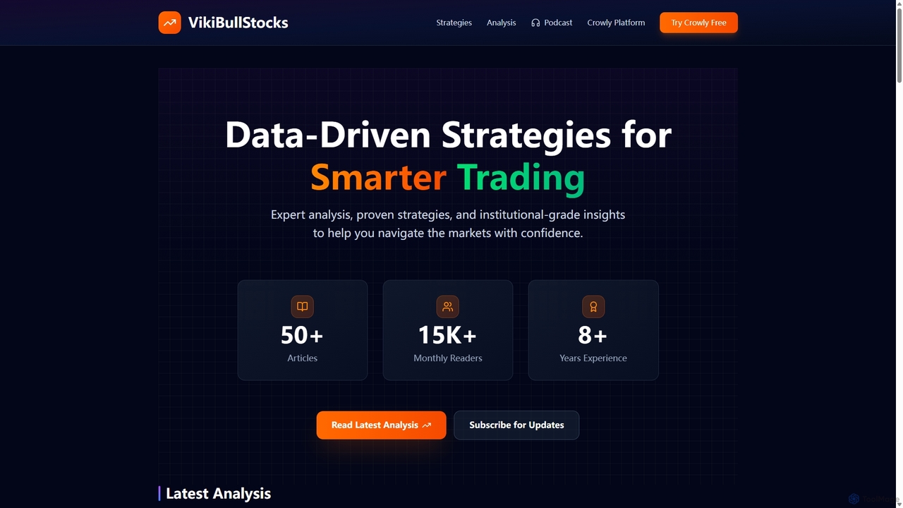 VikiBullStocks - Expert Trading Analysis & Market Insights for Crowly