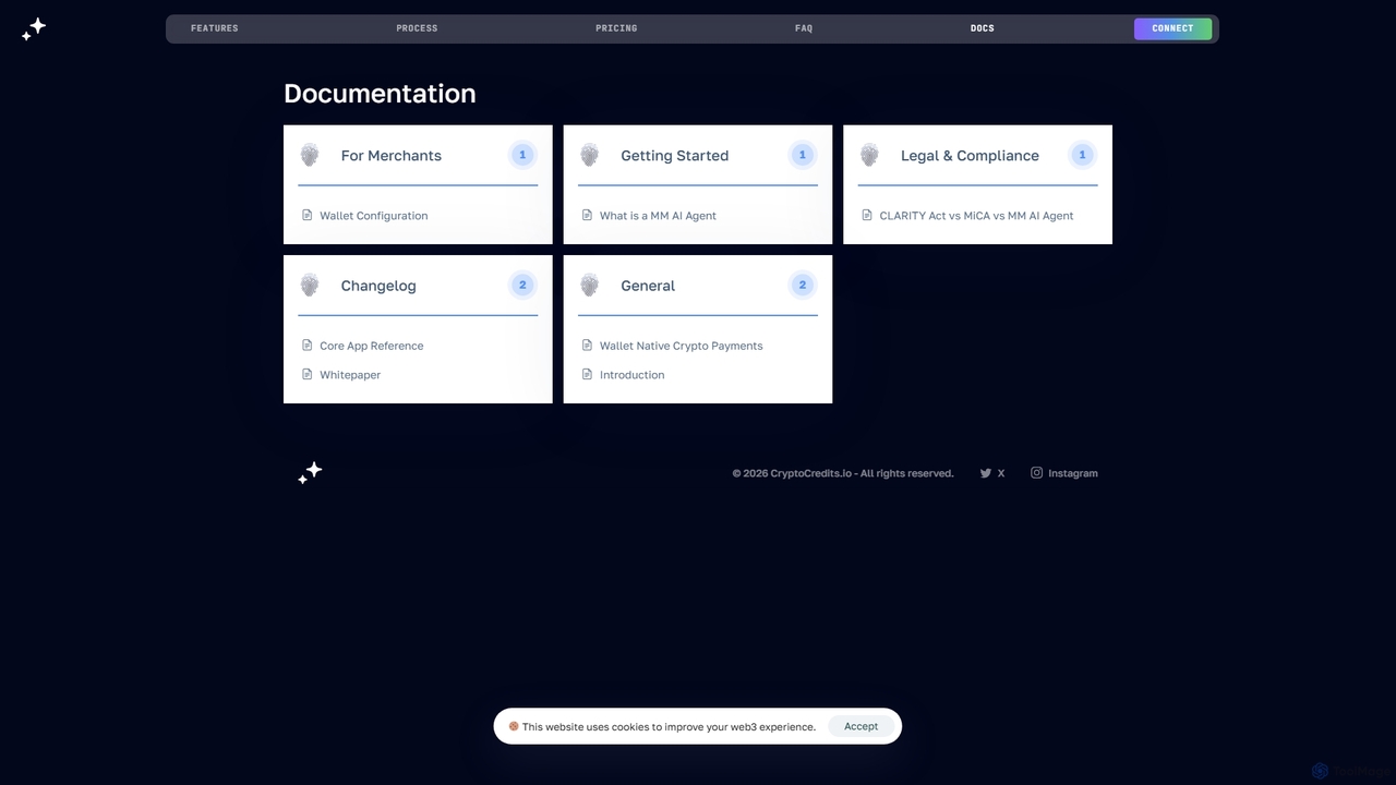 Documentation - MM AI Agent | On-Chain Payments for CryptoCredits