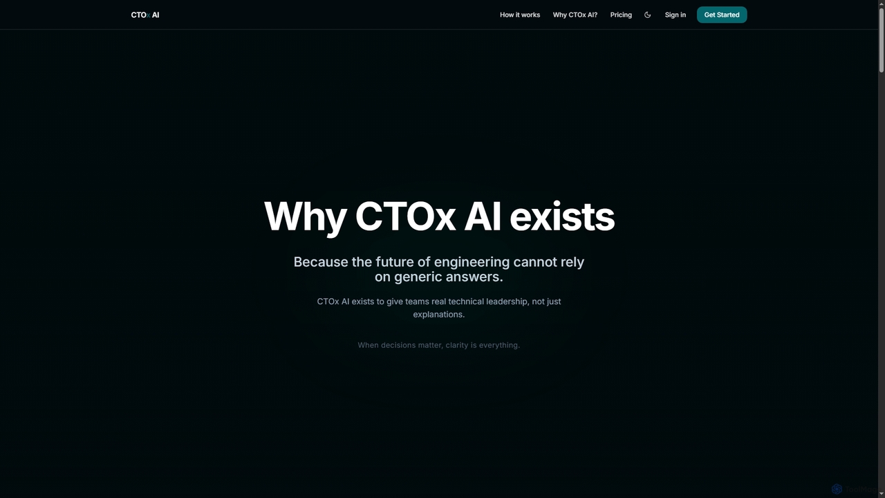 CTOx AI - Your CTO, 24/7 for CTOx AI