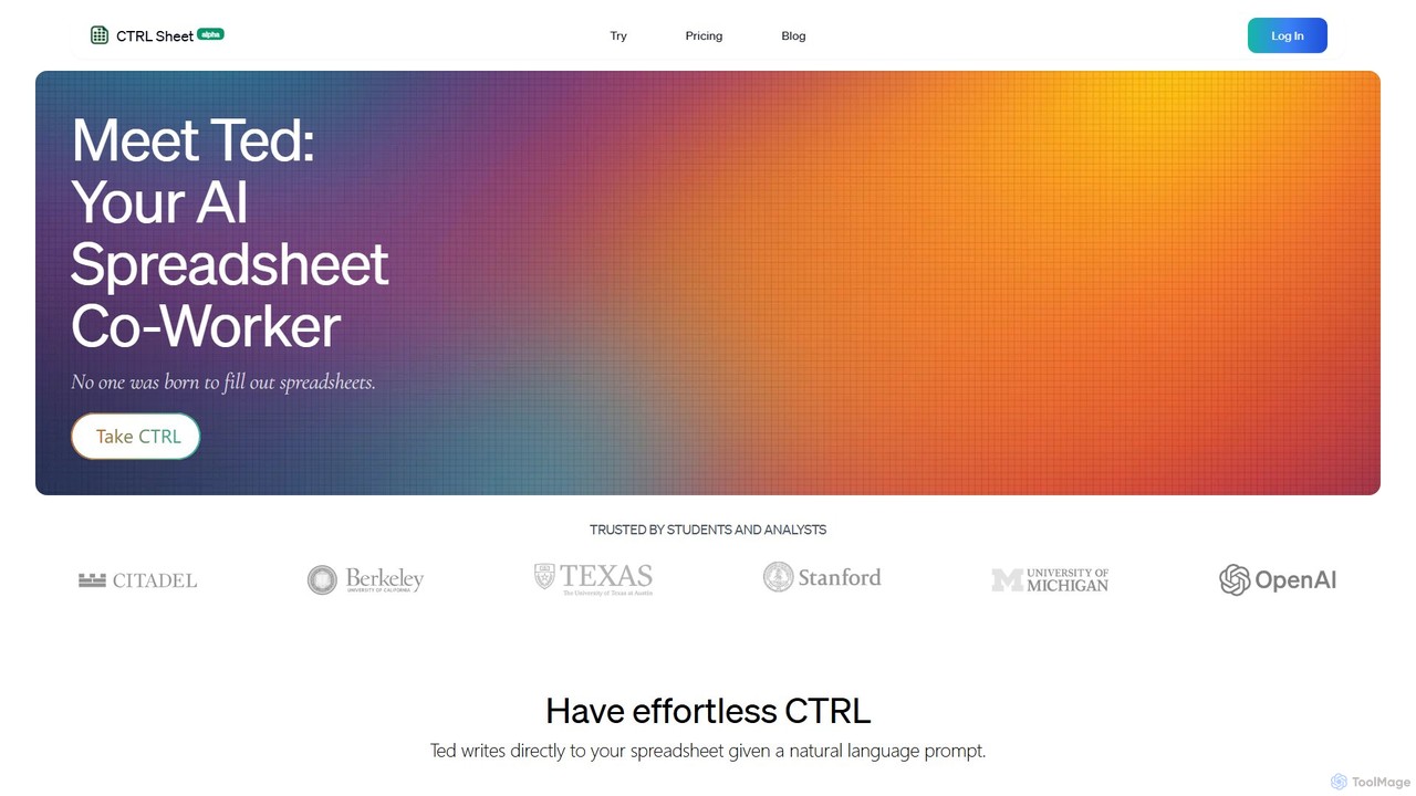 CTRL Sheet