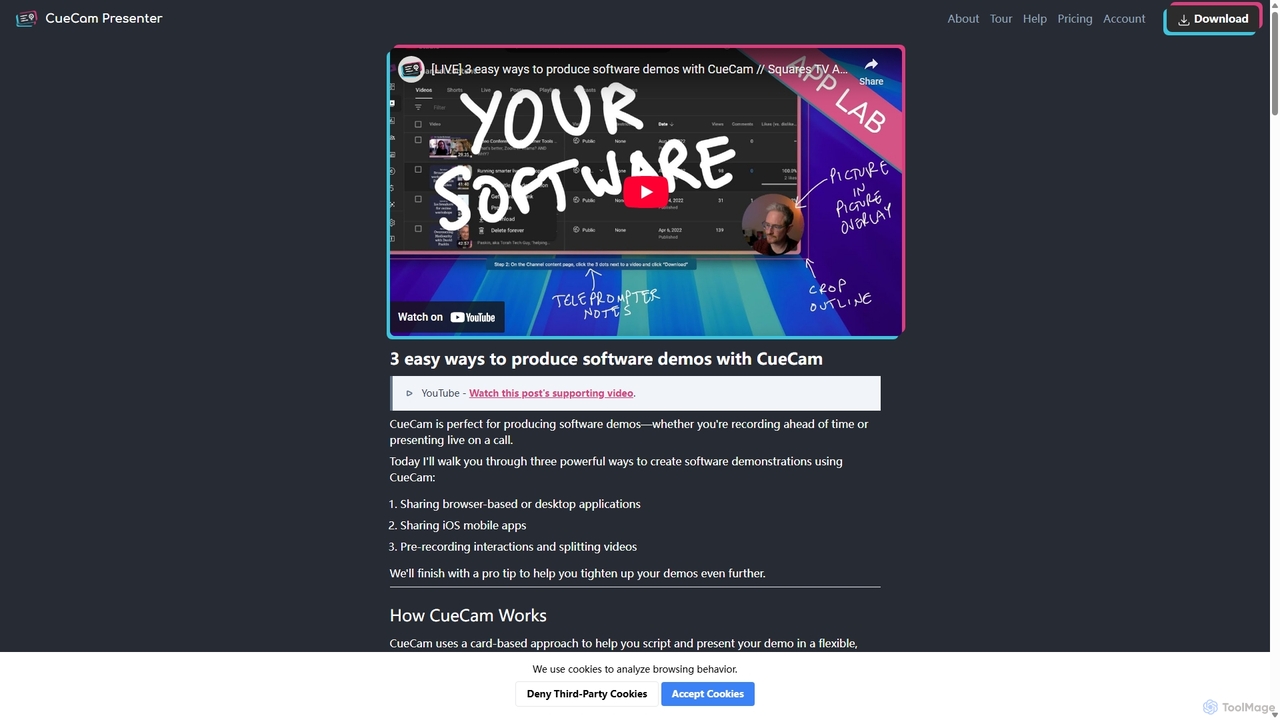 3 easy ways to produce software demos with CueCam - CueCam Presenter for CueCam Presenter
