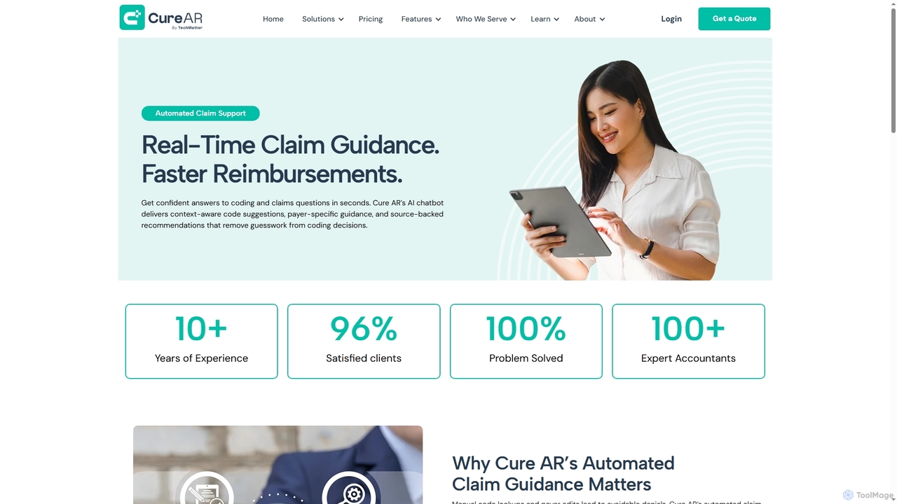 Automated Claim Support With Our AI Chatbot for Curear