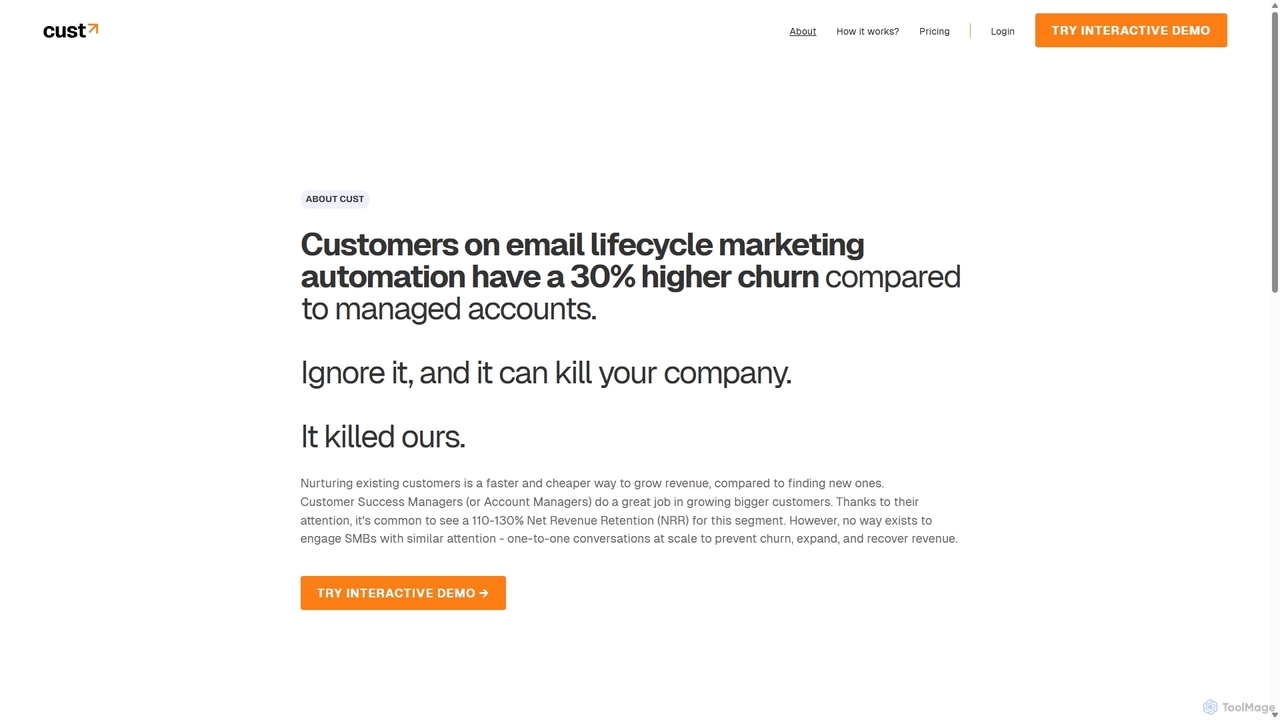 About Cust for Cust